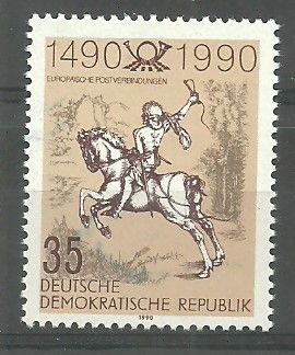 Znaczek NRD / DDR 1990 Mi 3299 Czyste **