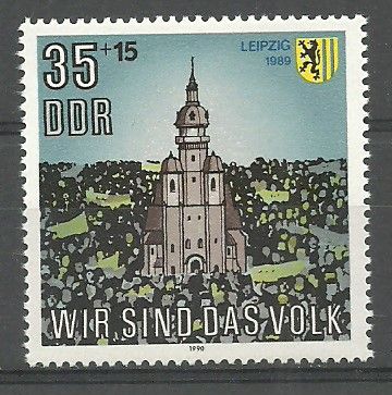 Znaczek NRD / DDR 1990 Mi 3315 Czyste **