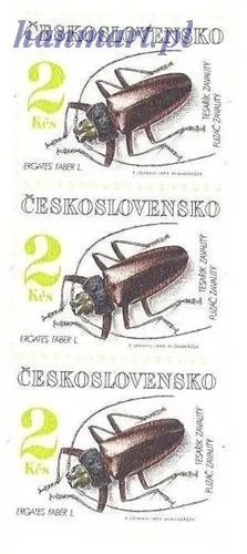 Znaczek Czechosłowacja 1992 Mi mh 3123 Czyste **