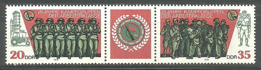 Znaczek NRD / DDR 1978 Mi 2357-2358 Czyste **