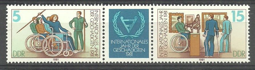 Znaczek NRD / DDR 1981 Mi 2621-2622 Czyste **