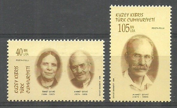 Znaczek Cypr Północny 1998 Mi 465-466 Czyste **