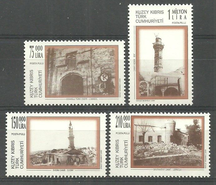 Znaczek Cypr Północny 1999 Mi 506-509 Czyste **