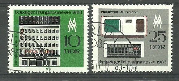 Znaczek Niemcy 1983 Mi abo 2779-2780 Stemplowane
