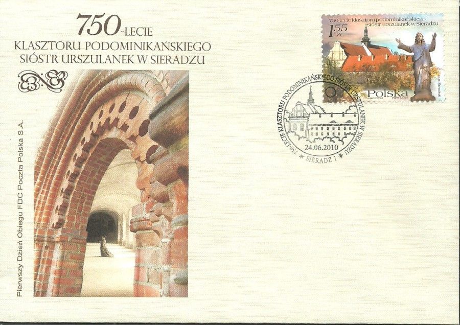 Znaczek Polska 2010 Mi 4487 Fi 4337 FDC