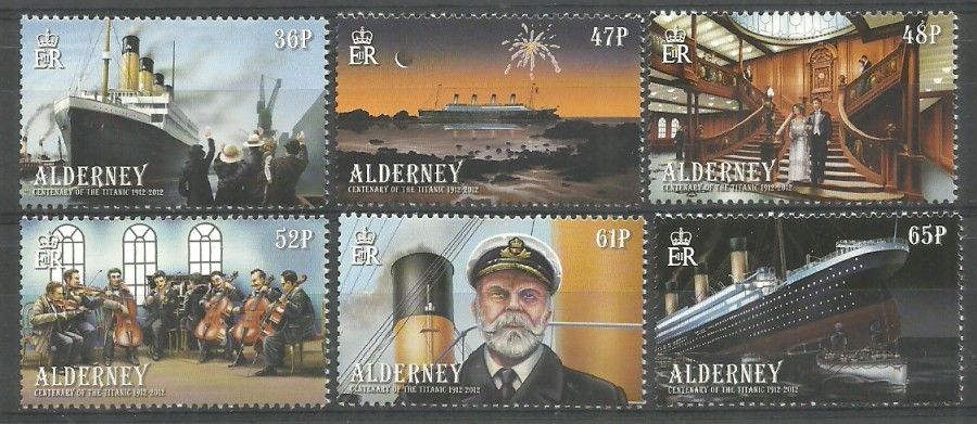 Znaczek Alderney 2012 Mi 434-439 Czyste **