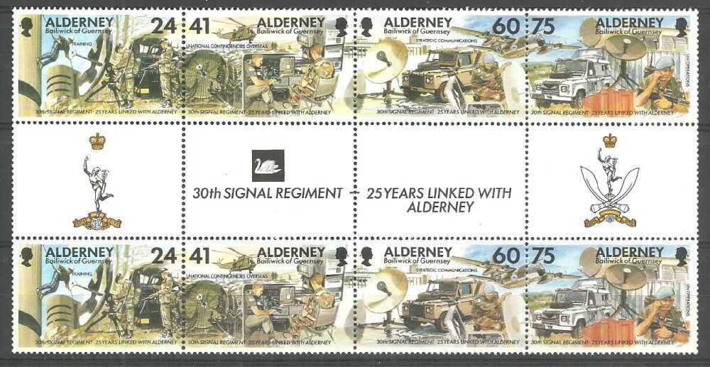 Znaczek Alderney 1996 Mi 90-93 Czyste **