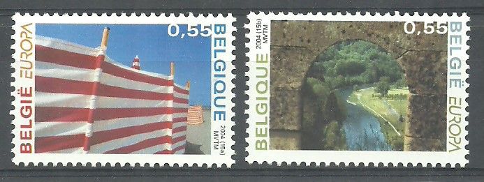 Znaczek Belgia 2004 Mi 3340-3341 Czyste **