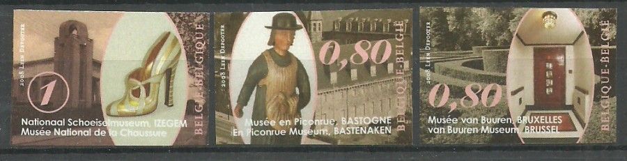 Znaczek Belgia 2008 Mi 3891-3893B Czyste **