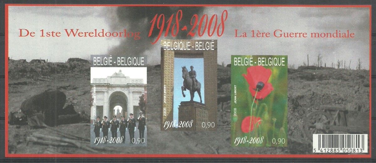 Znaczek Belgia 2008 Mi bl 137B Czyste **
