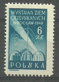 Znaczek Polska 1948 Mi 493 Fi 462 Czyste **