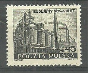 Polska 1951 Mi 691 Fi 551 Czyste **