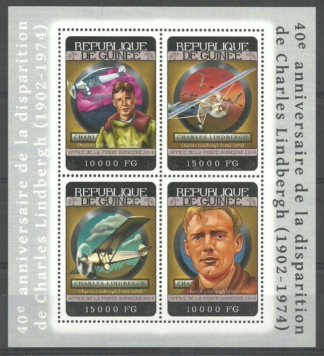 Znaczek Gwinea 2014 Mi ark 10482-10485 Czyste **