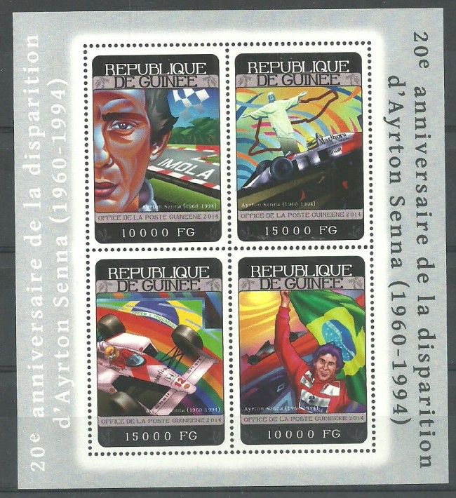 Znaczek Gwinea 2014 Mi ark 10487-10490 Czyste **