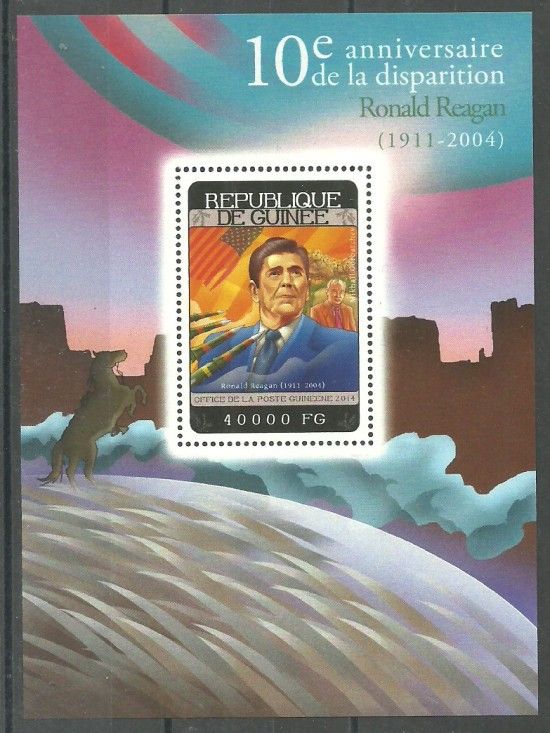 Znaczek Gwinea 2014 Mi bl 2397 Czyste **