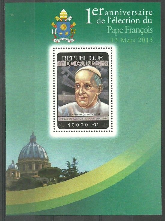 Znaczek Gwinea 2014 Mi bl 2398 Czyste **