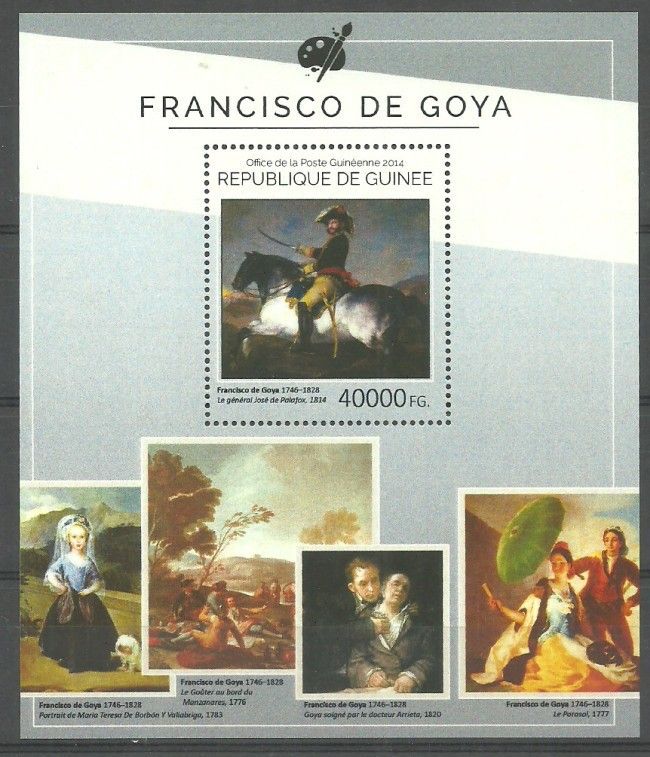 Znaczek Gwinea 2014 Mi bl 2442 Czyste **