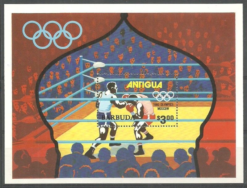 Znaczek Barbuda 1980 Mi bl 49 Czyste **
