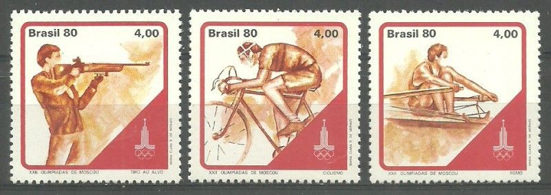 Znaczek Brazylia 1980 Mi 1776-1778 Czyste **