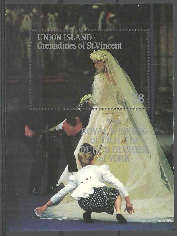 Znaczek Union Islands 1986 Mi bl 7 Czyste **