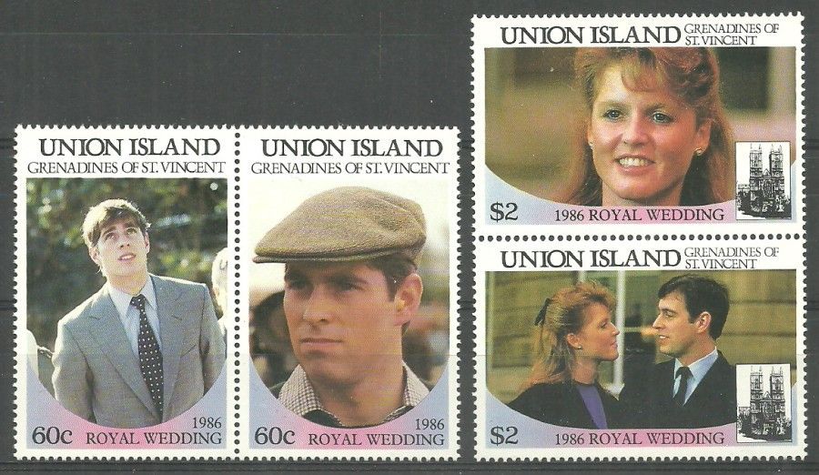 Znaczek Union Islands 1986 Mi 171-174 Czyste **