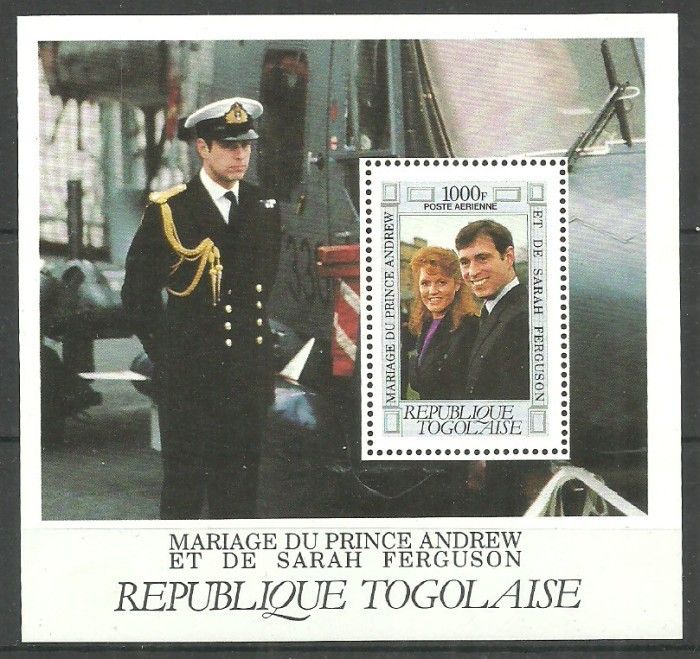 Znaczek Togo 1986 Mi bl 290 Czyste **