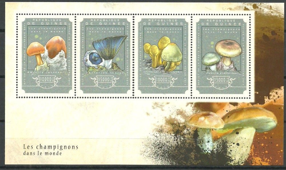 Znaczek Gwinea 2014 Mi ark 10787-10790 Czyste **