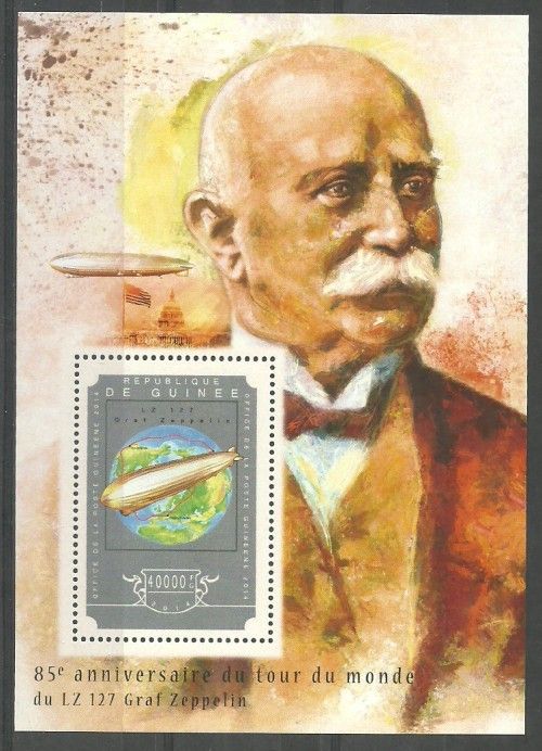 Znaczek Gwinea 2014 Mi bl 2459 Czyste **