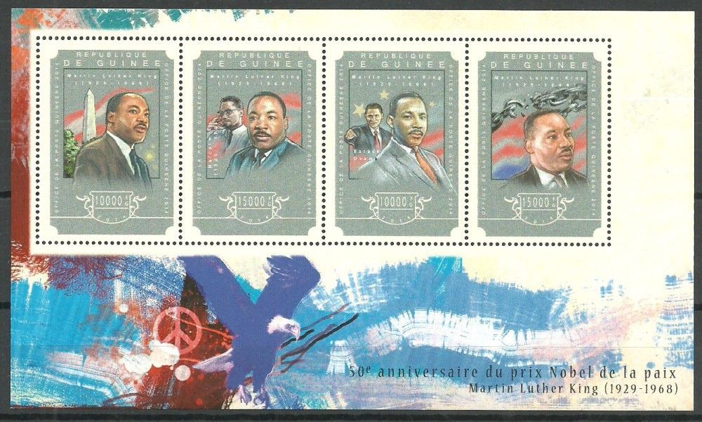 Znaczek Gwinea 2014 Mi ark 10827-10830 Czyste **