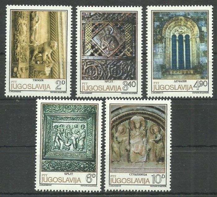 Znaczek Jugosławia 1979 Mi 1809-1813 Czyste **