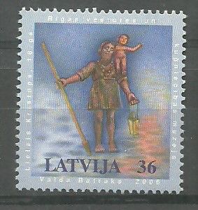 Znaczek Łotwa 2006 Mi 678 Czyste **