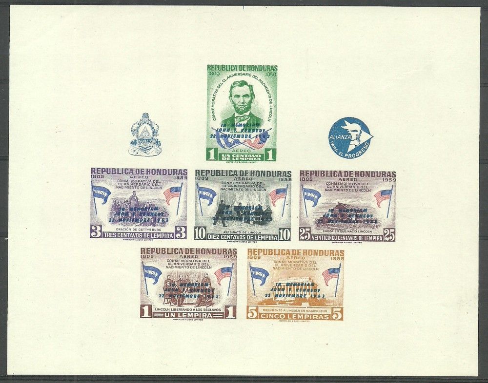 Znaczek Honduras 1964 Mi bl 5 Czyste **
