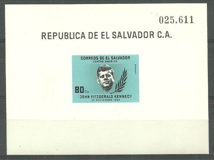 Znaczek Salwador 1964 Mi bl 23 Czyste **