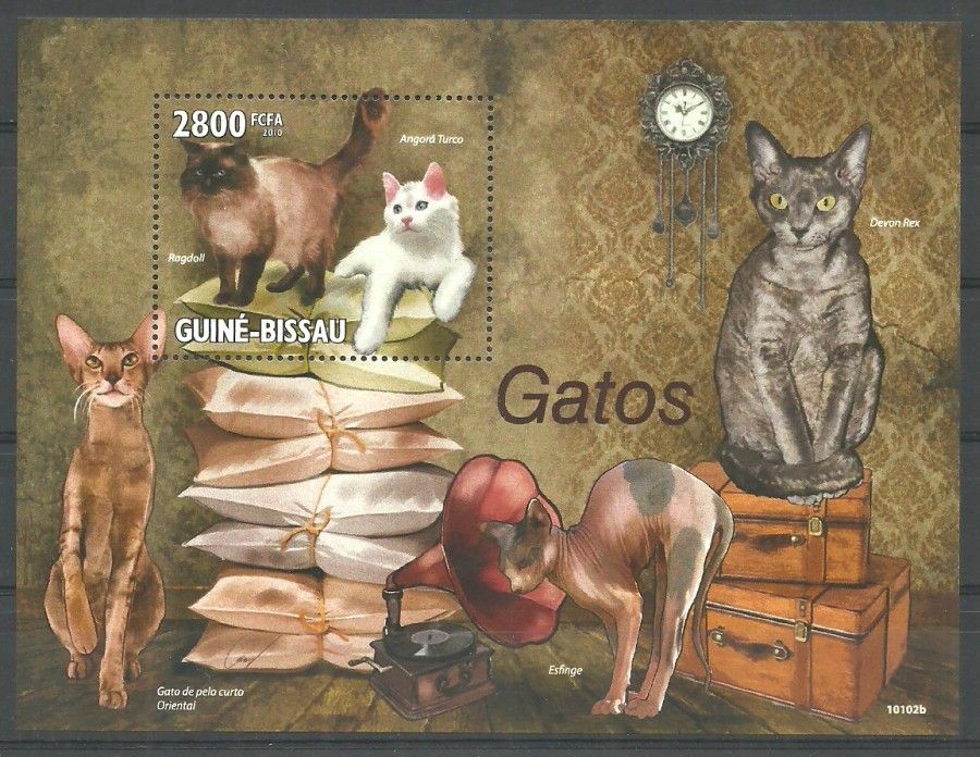 Znaczek Gwinea Bissau 2010 Mi bl 744 Czyste **