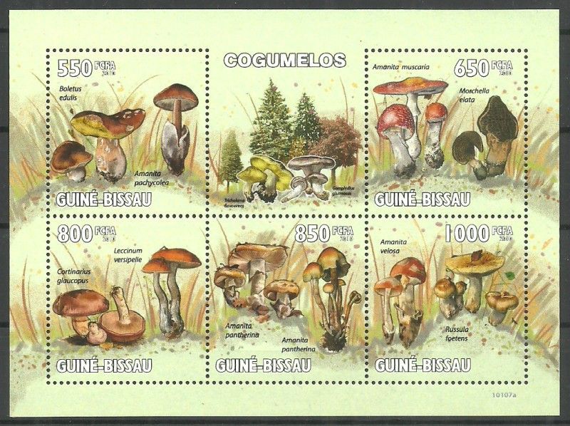 Znaczek Gwinea Bissau 2010 Mi ark 4623-4627 Czyste **