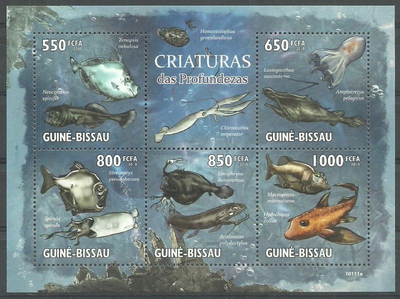 Znaczek Gwinea Bissau 2010 Mi ark 4629-4633 Czyste **
