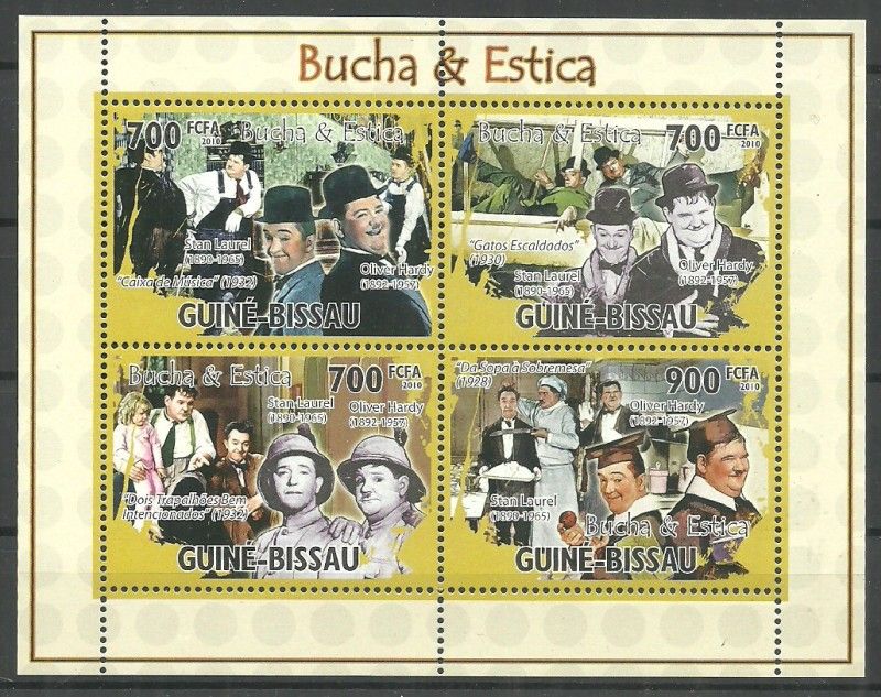 Znaczek Gwinea Bissau 2010 Mi ark 5185-5188 Czyste **