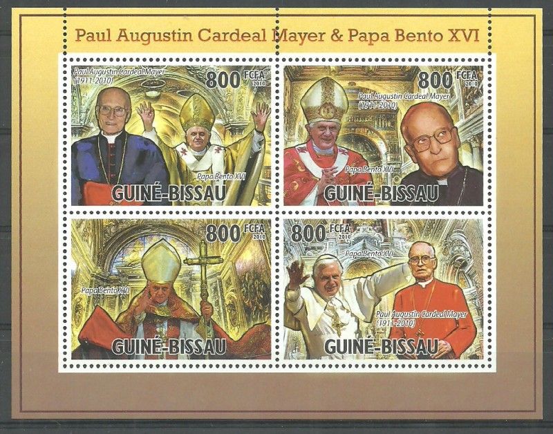Znaczek Gwinea Bissau 2010 Mi ark 5200-5203 Czyste **