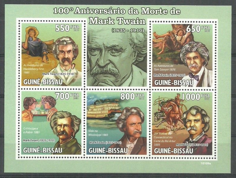Znaczek Gwinea Bissau 2010 Mi ark 4611-4615 Czyste **