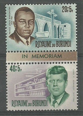 Znaczek Burundi 1966 Mi 215-216 Czyste **