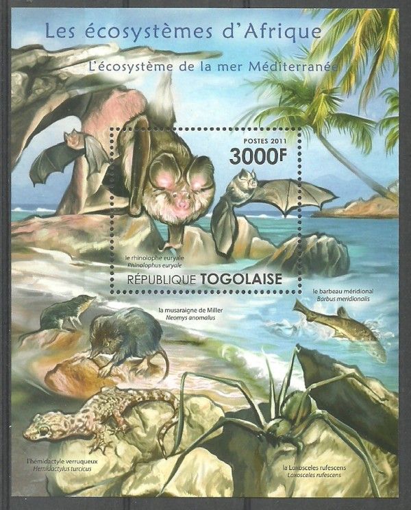 Znaczek Togo 2011 Mi bl 651 Czyste **