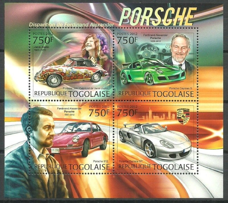 Znaczek Togo 2012 Mi ark 4588-4591 Czyste **