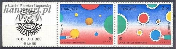 Znaczek Francja 1982 Mi 2321-2322 Czyste **