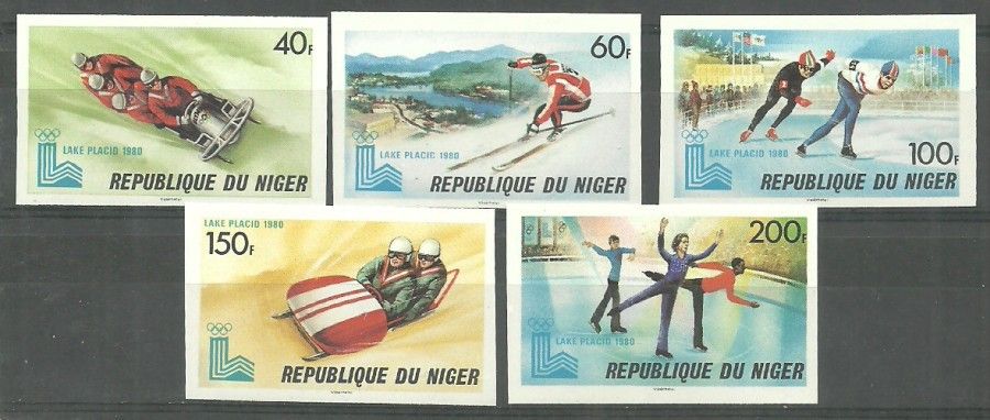 Znaczek Niger 1979 Mi 685-689B Czyste **