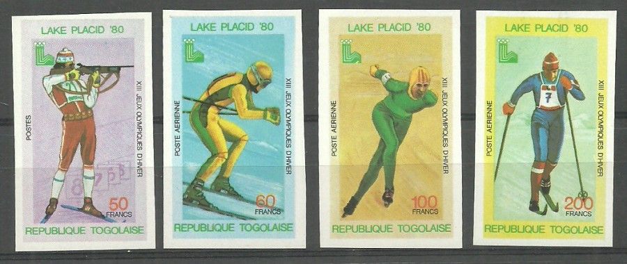 Znaczek Togo 1980 Mi 1414-1417B Czyste **