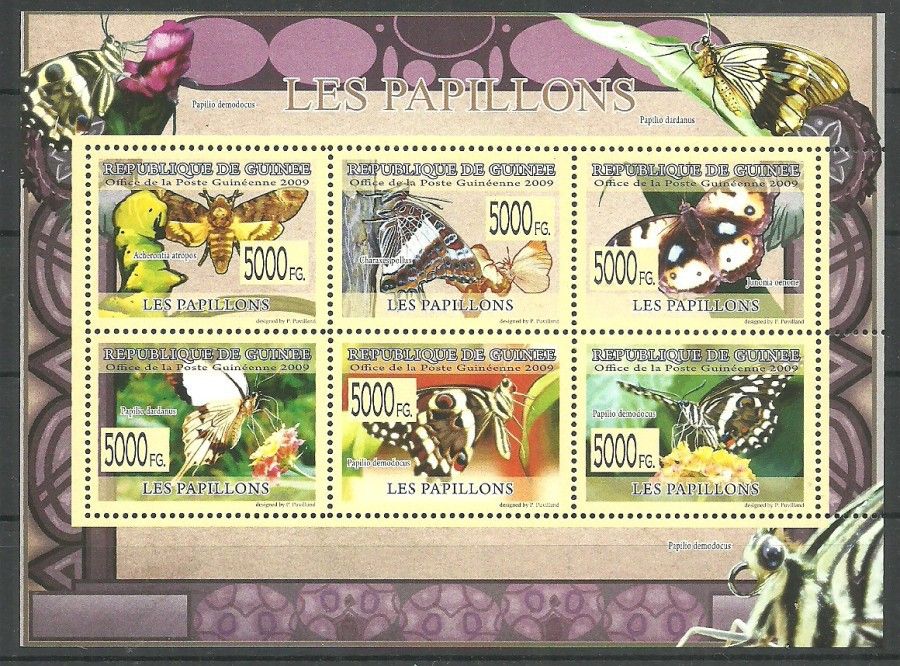 Znaczek Gwinea 2009 Mi ark 6361-6366 Czyste **