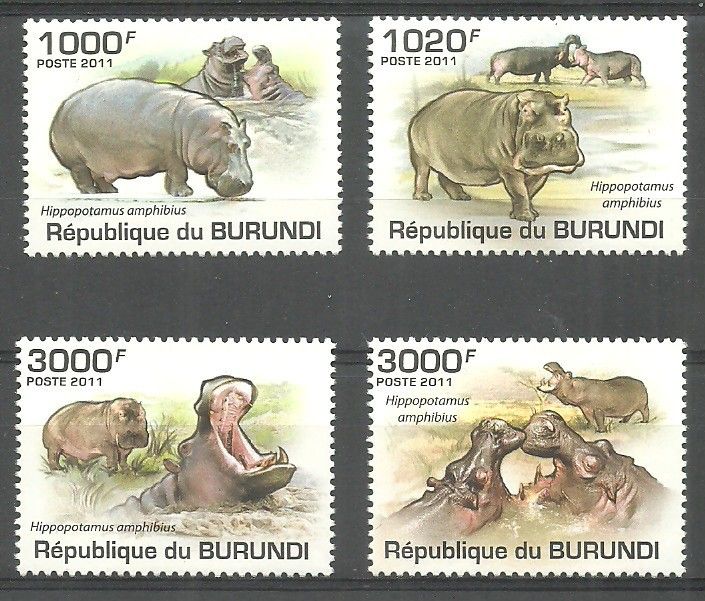 Znaczek Burundi 2011 Mi 1982-1985 Czyste **