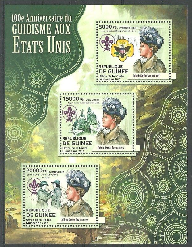 Znaczek Gwinea 2012 Mi ark 9220-9222 Czyste **