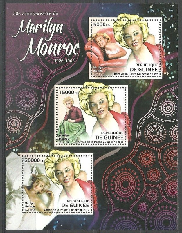 Znaczek Gwinea 2012 Mi ark 9240-9242 Czyste **