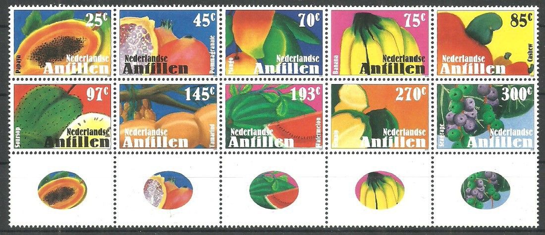 Znaczek Antyle Holenderskie 2005 Mi 1391-1400 Czyste **